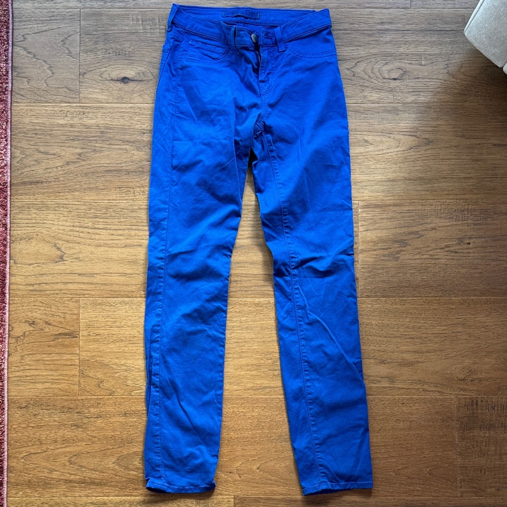J Brand Skinny Jeans Electric Blue 24